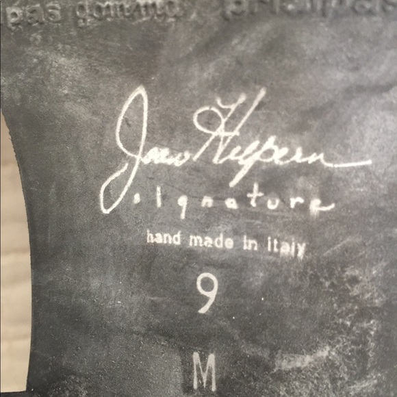 Joan Helpern Signature hand made black leather oxford shoes. - Picture 5 of 10